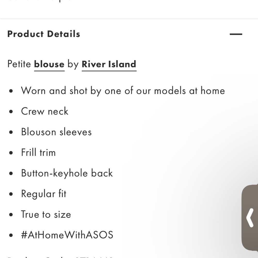 River Island Petite frill front blouse in lilac size 6 - Picture 4 of 10